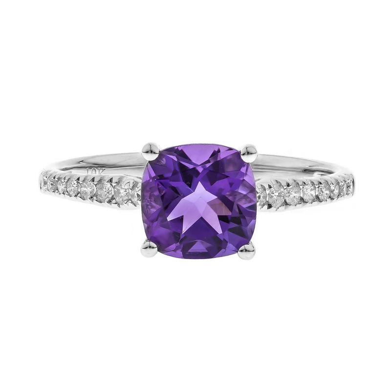 Amethyst-Goldring