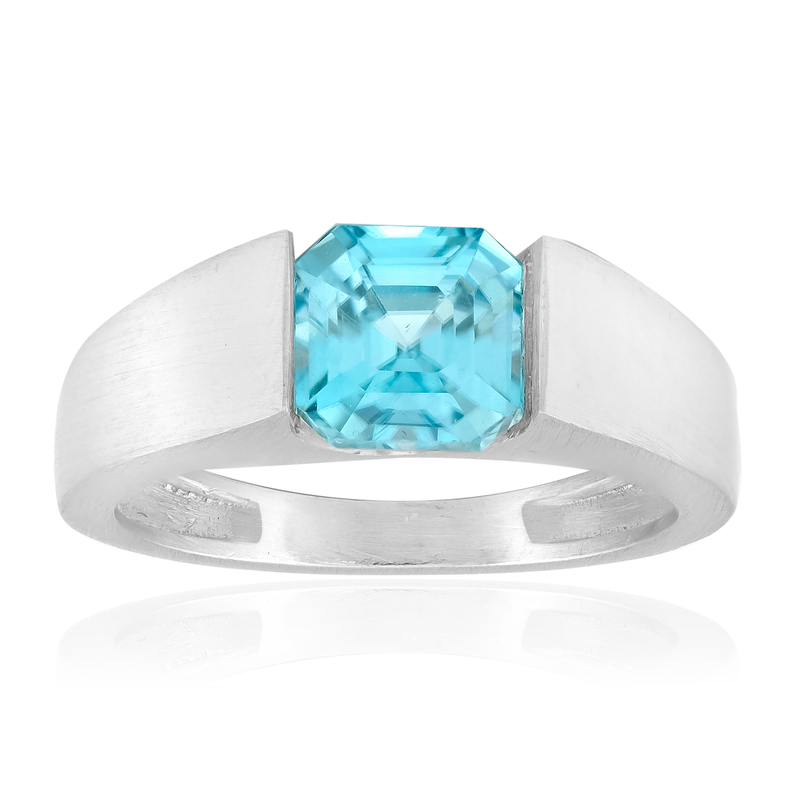 Ratanakiri-Zirkon-Silberring