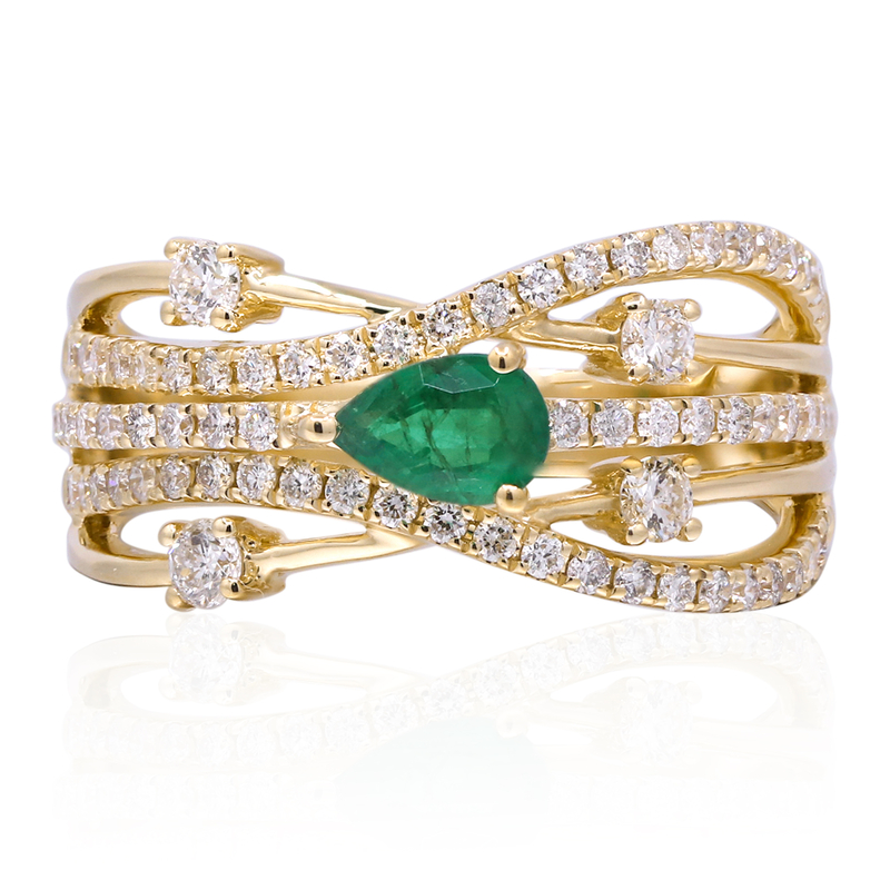 AAA-Sambia-Smaragd-Goldring (CIRARI)
