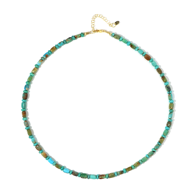 Türkis-Silberhalskette