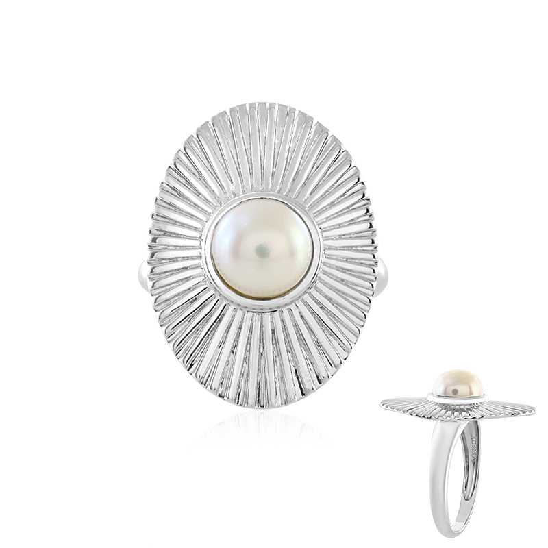 Südseeperlen-Silberring (de Melo Essence)