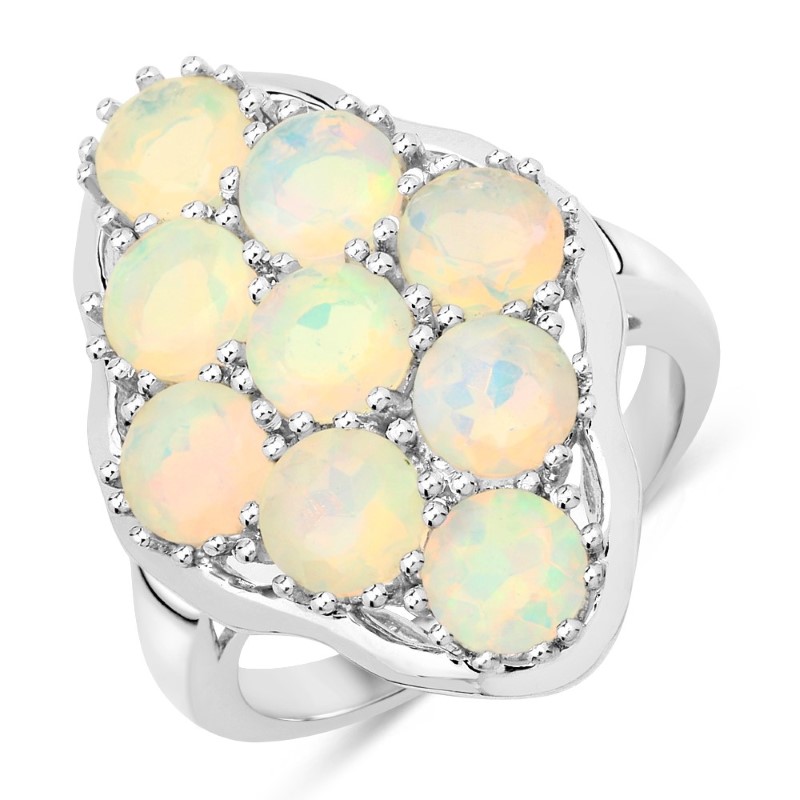 Welo-Opal-Silberring Welo-Opal-Silberring