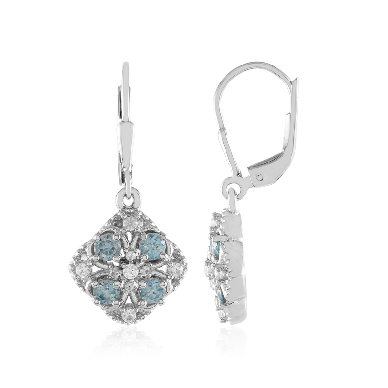 Ratanakiri-Zirkon-Silberohrringe