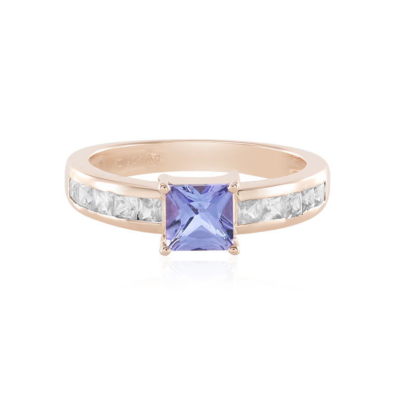 Tansanit-Silberring Tansanit-Silberring