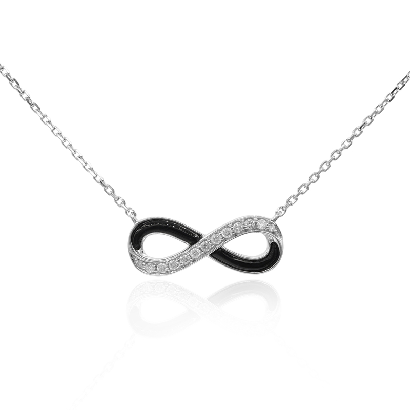 Schwarzer Onyx-Goldcollier (CIRARI) Schwarzer Onyx-Goldcollier (CIRARI)