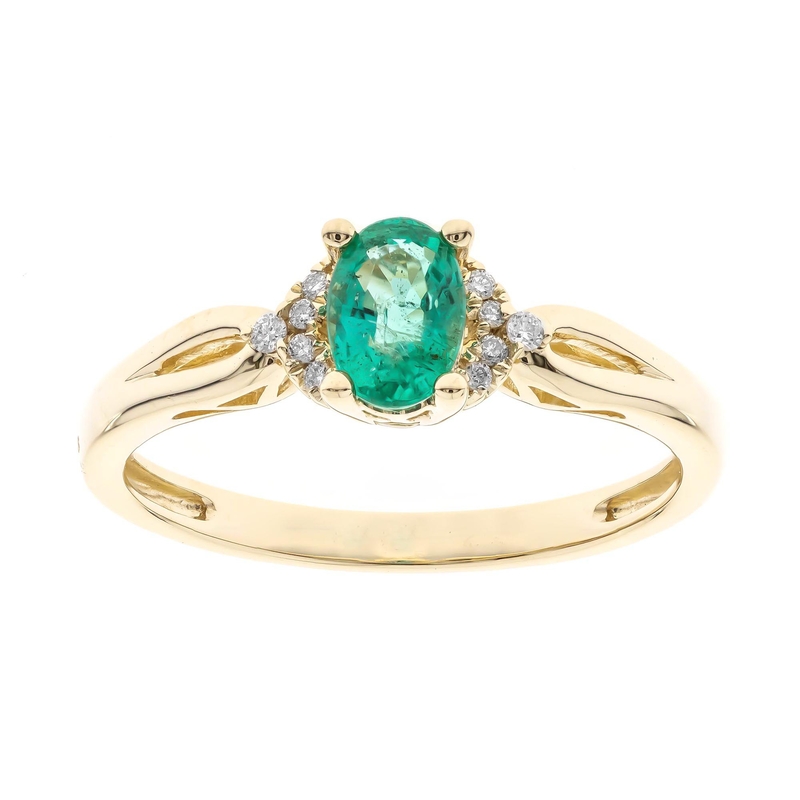 AAA-Sambia-Smaragd-Goldring