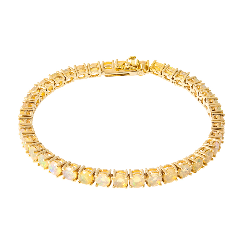 Welo-Opal-Goldarmband (CUSTODANA)