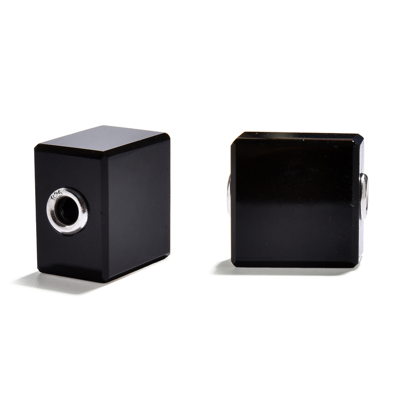 Schwarzer Onyx-Silberanhänger (MONOSONO COLLECTION)