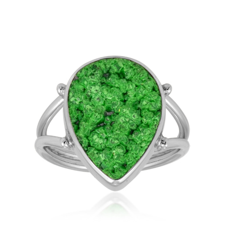 Uwarowit-Silberring (Bali Barong) Uwarowit-Silberring (Bali Barong)