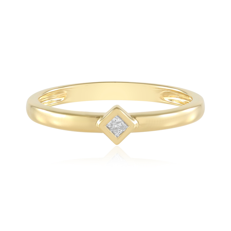 I3 (H) Diamant-Silberring