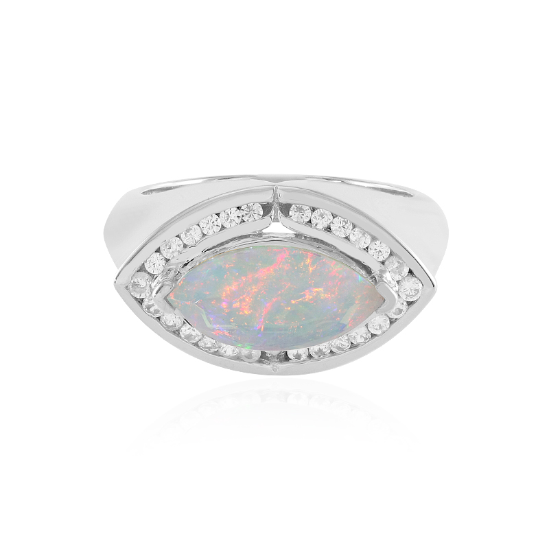 Welo-Opal-Silberring (de Melo) Welo-Opal-Silberring (de Melo)