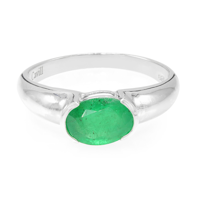 Bahia-Smaragd-Silberring Bahia-Smaragd-Silberring