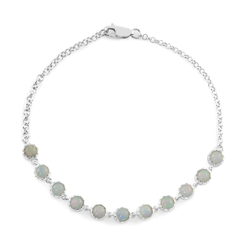 Welo-Opal-Silberarmband