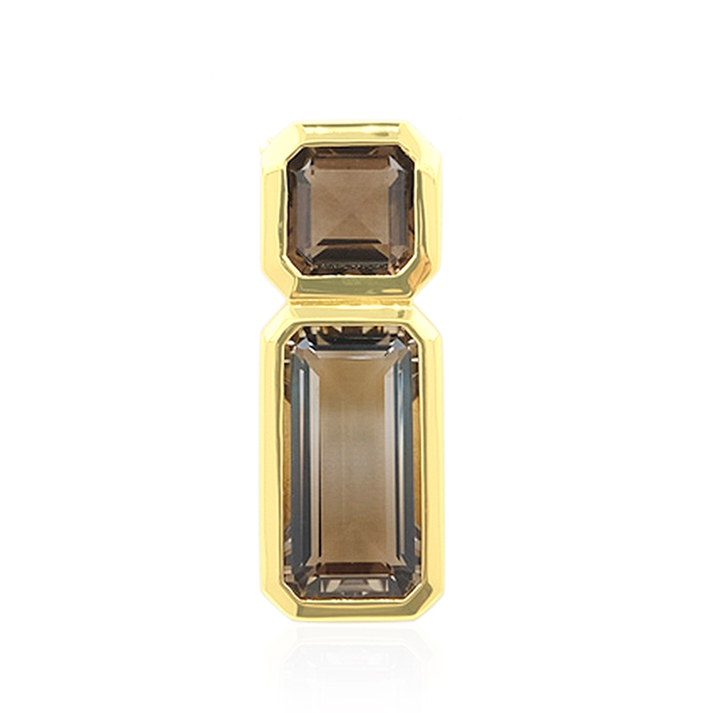 Mehrfarbiger Quarz-Silberanhänger (MONOSONO COLLECTION) Mehrfarbiger Quarz-Silberanhänger (MONOSONO COLLECTION)