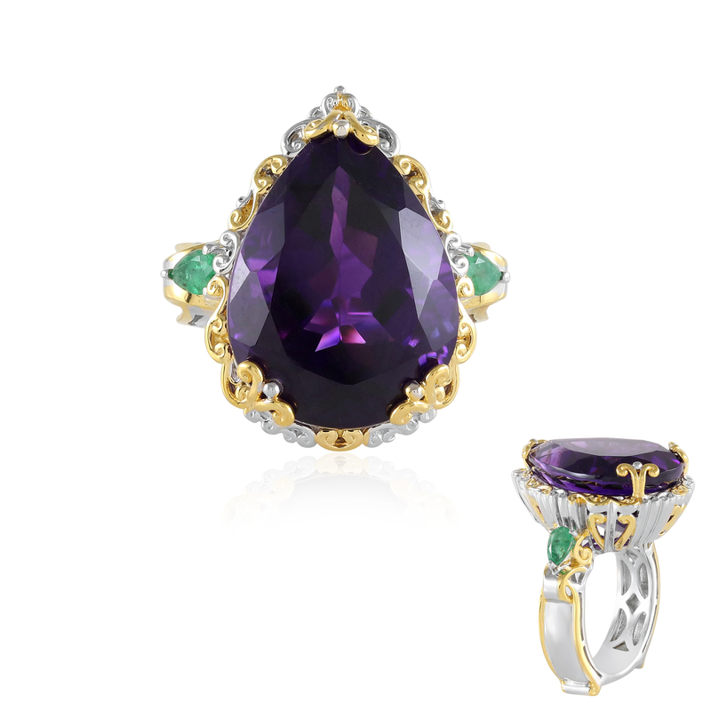 Amethyst-Silberring (Gems en Vogue)