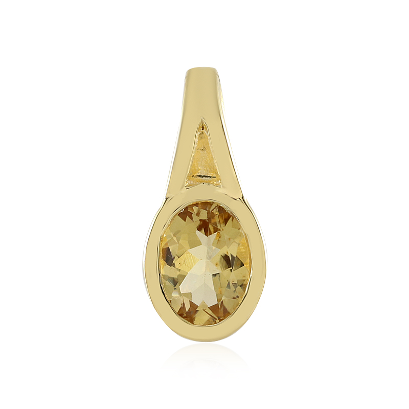 Gelber Beryll-Silberanhänger Gelber Beryll-Silberanhänger