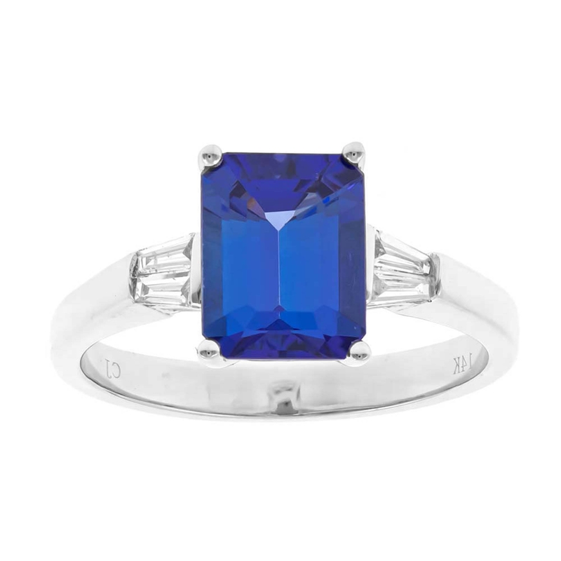 AAA-Tansanit-Goldring (CIRARI)