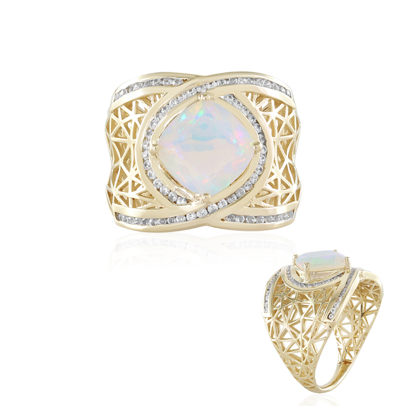 AAA-Welo-Opal-Goldring (Ornaments by de Melo)