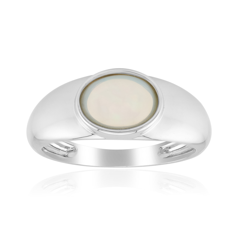 Welo-Opal-Silberring Welo-Opal-Silberring