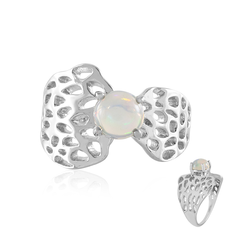 Welo-Opal-Silberring Welo-Opal-Silberring
