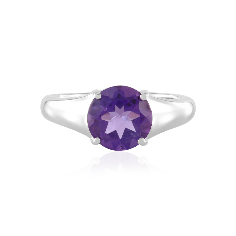 Sibirischer Amethyst-Silberring