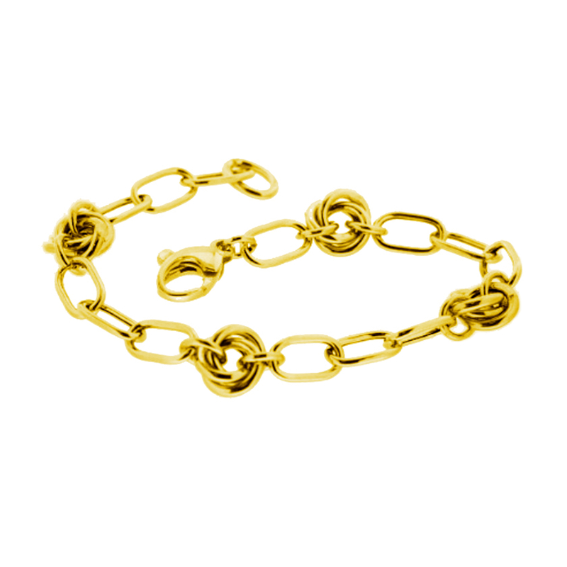 Silber-Ankerarmband – 5,8 g – 17 cm – vergoldet Silber-Ankerarmband – 5,8 g – 17 cm – vergoldet