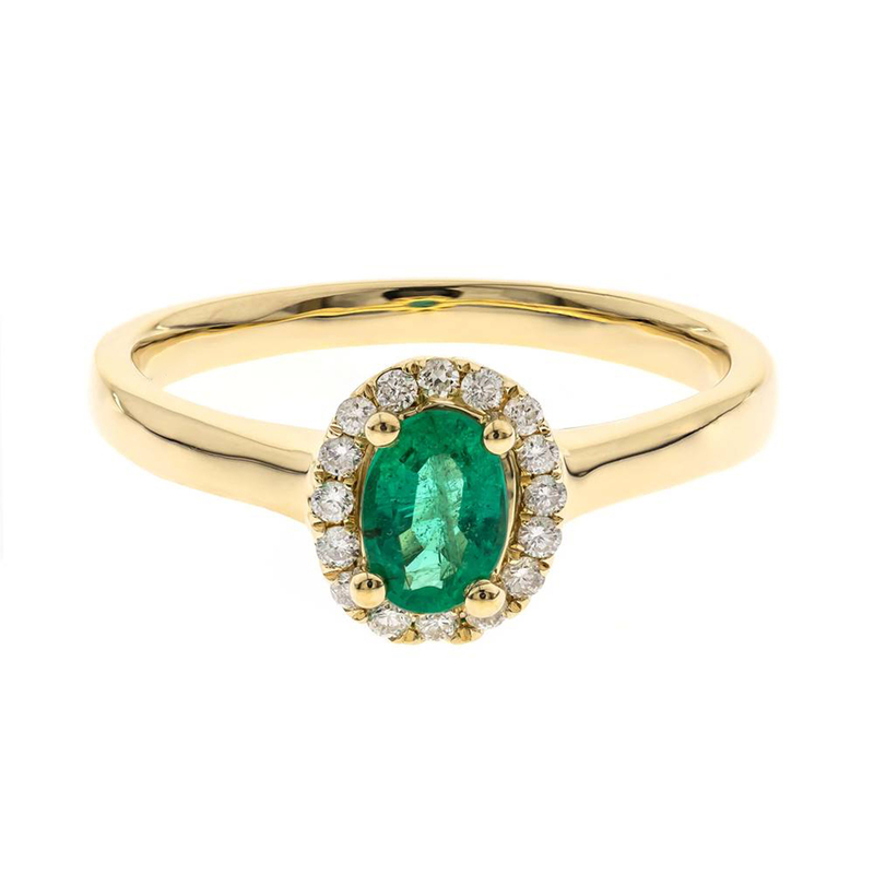 AAA-Sambia-Smaragd-Goldring