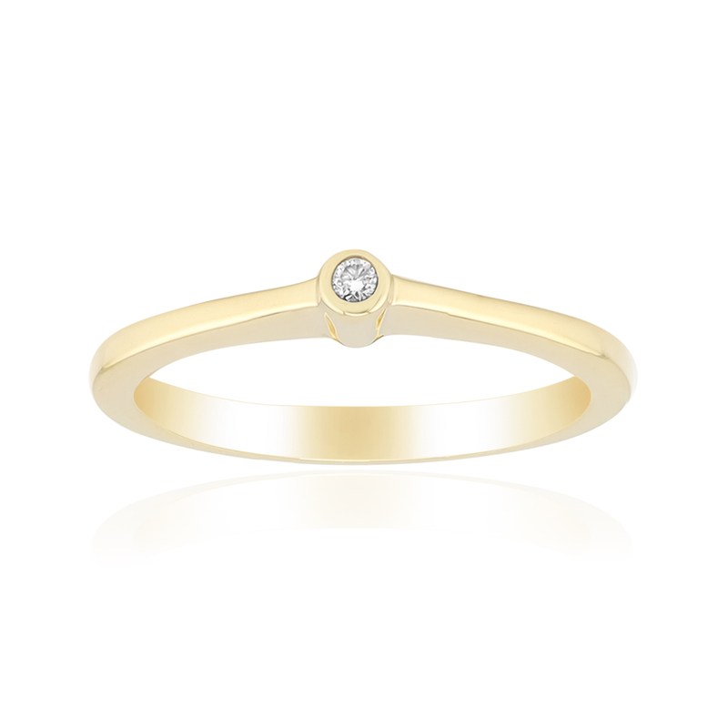 SI1 (G) Brillant-Silberring (Annette)