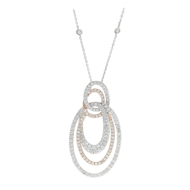 SI1 (H) Brillant-Goldhalskette (CIRARI)