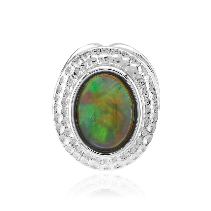 Mezezo-Opal-Silberanhänger (MONOSONO COLLECTION)