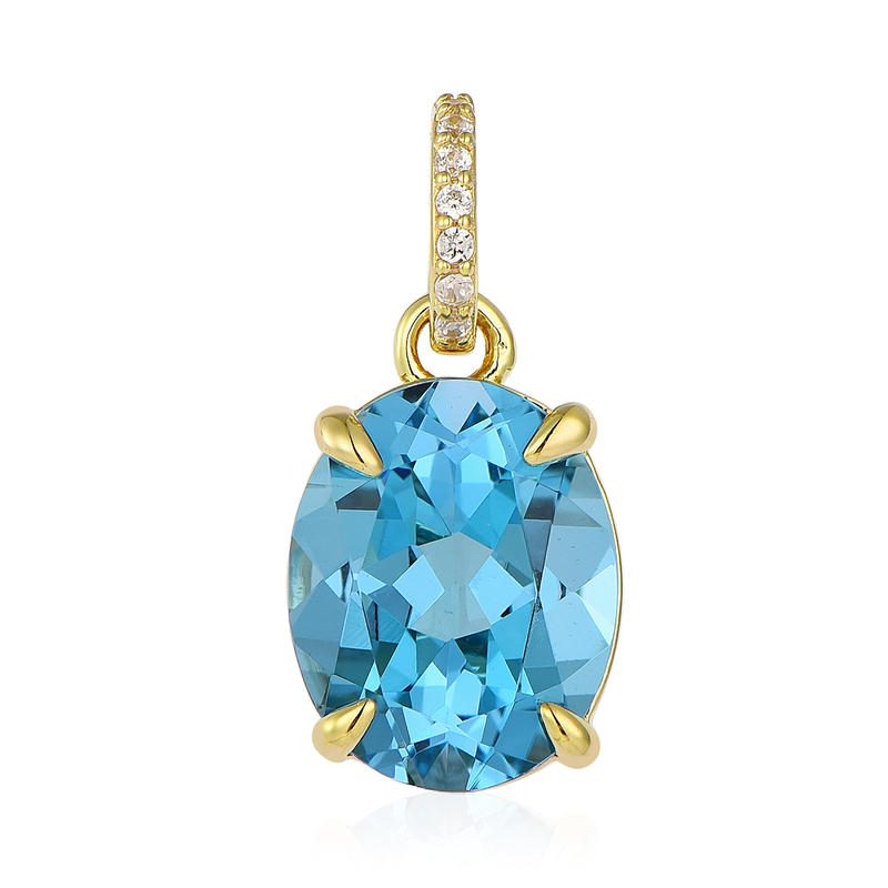 Marambaia-Topas-Silberanhänger