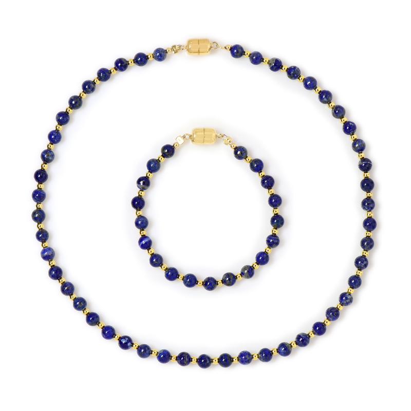 Lapislazuli-Silberset (Riya)