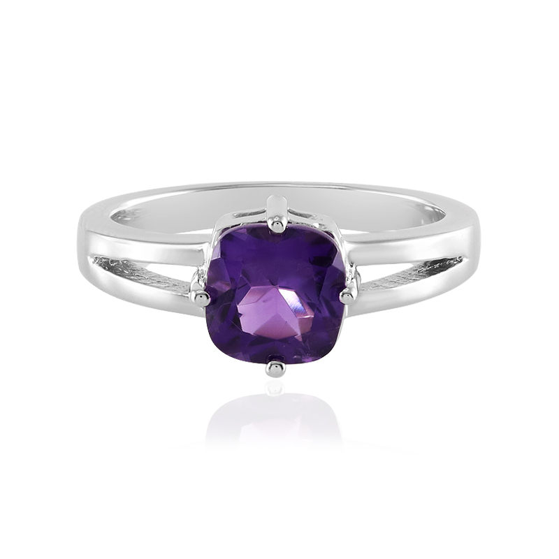 Sibirischer Amethyst-Silberring