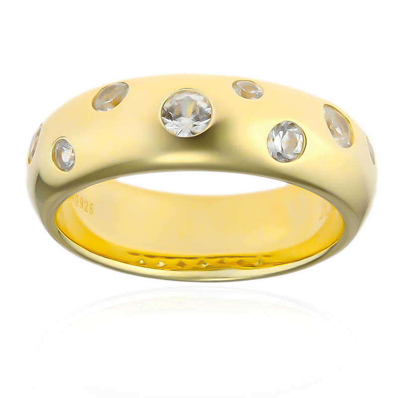 Zirkon-Silberring (Adela Silber)