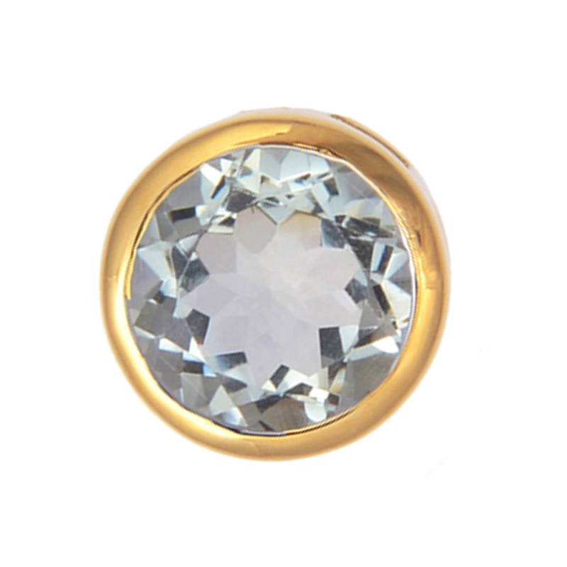 Grüner Amethyst-Silberanhänger (MONOSONO COLLECTION)