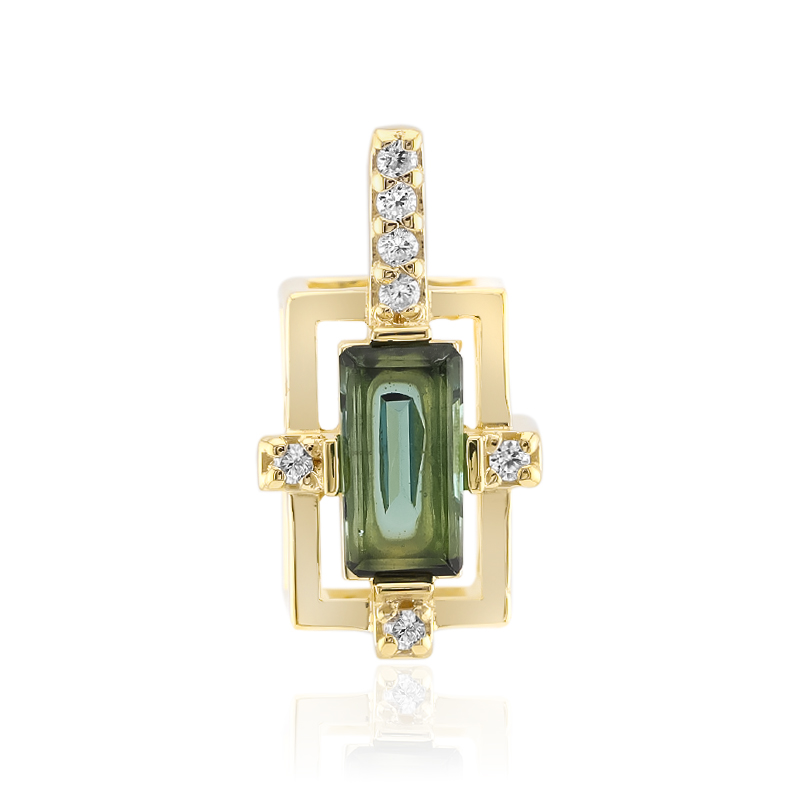 Indigolith-Silberanhänger (Adela Silber)