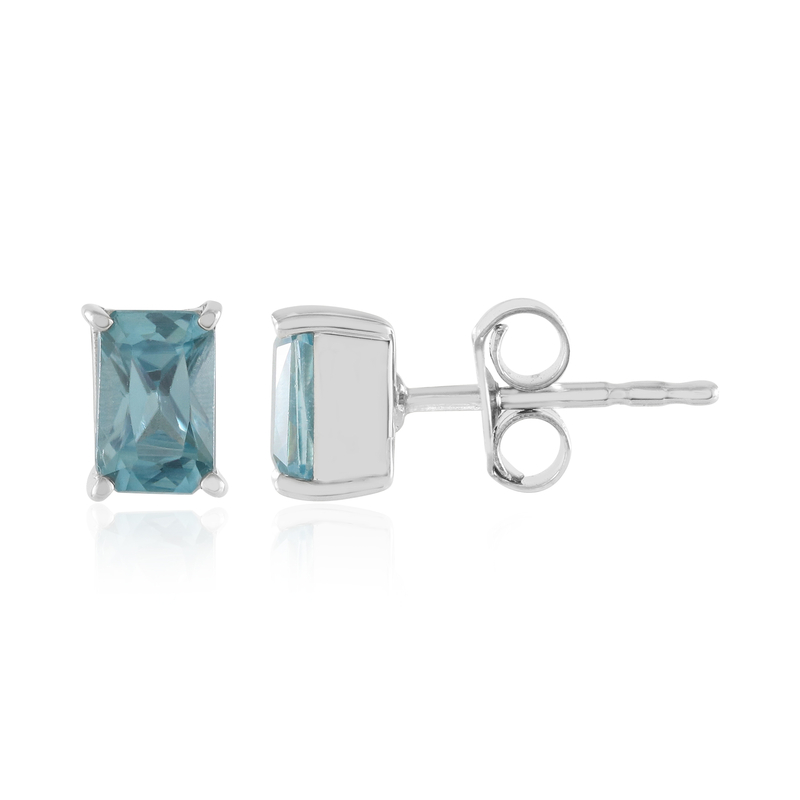 Ratanakiri-Zirkon-Silberohrringe