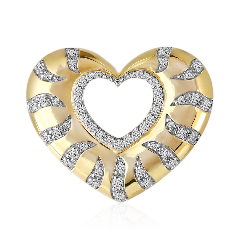 SI1 (G) Brillant-Goldanhänger (Annette)