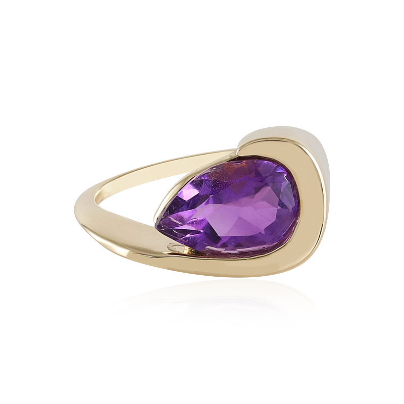Sibirischer Amethyst-Goldring (de Melo)