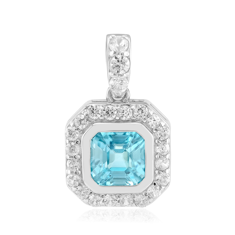 Ratanakiri-Zirkon-Silberanhänger