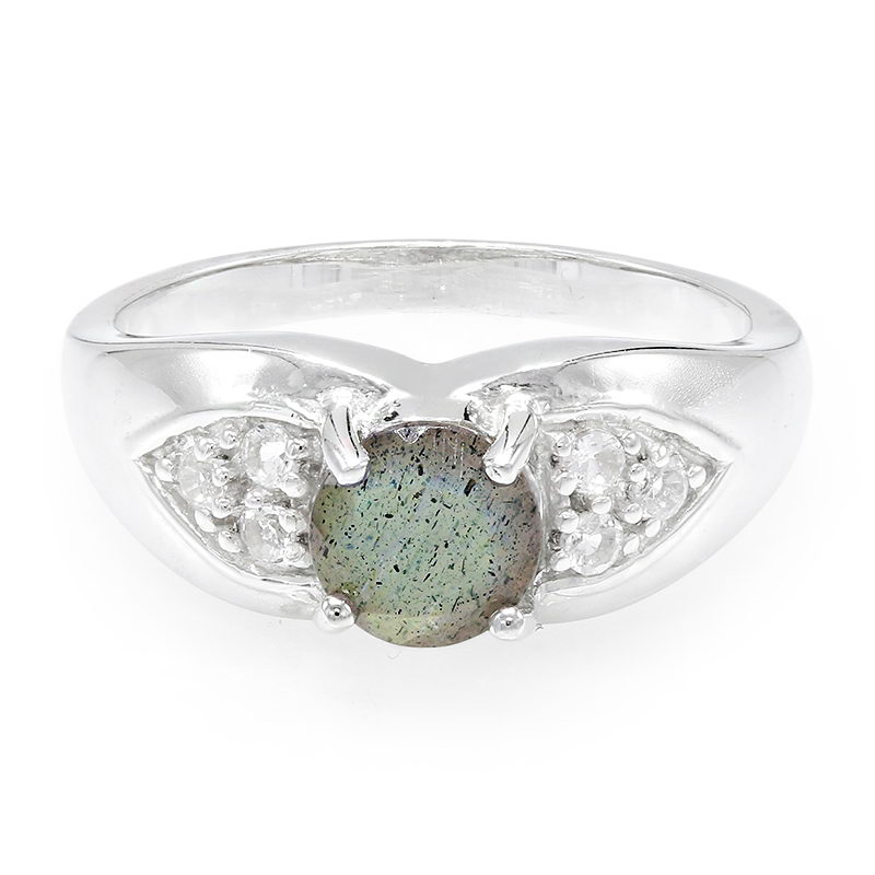 Spektrolith-Silberring