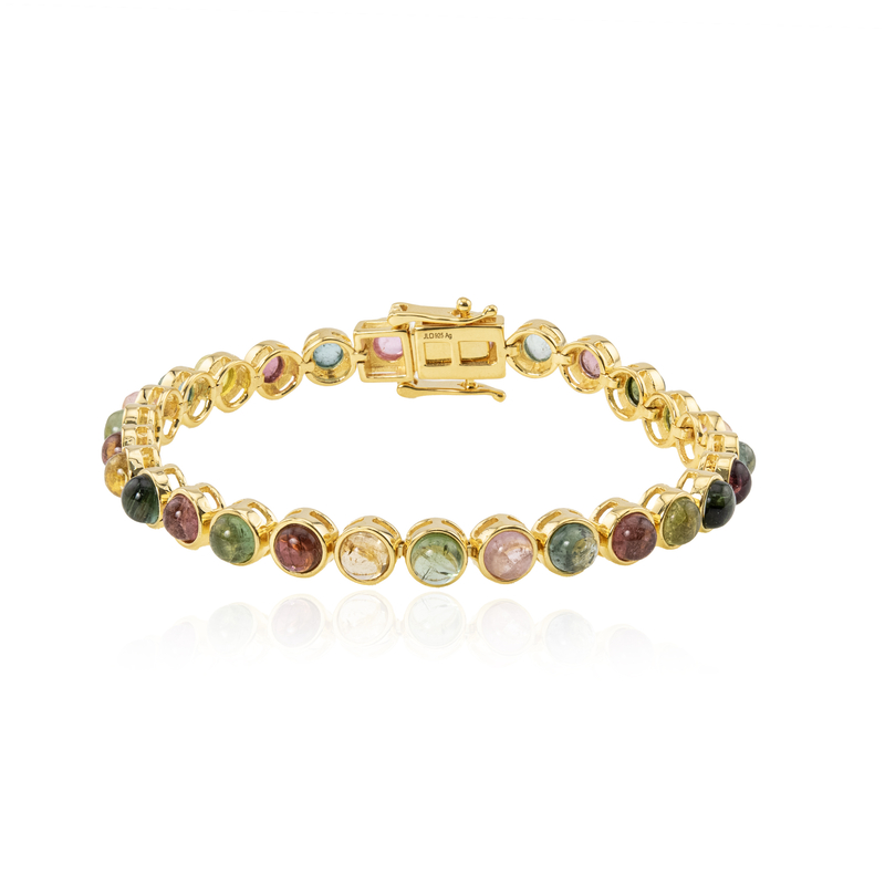 Turmalin-Silberarmband