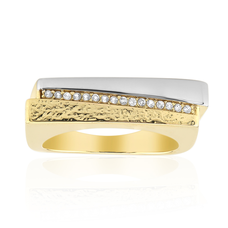 Weißer Saphir-Silberring Weißer Saphir-Silberring