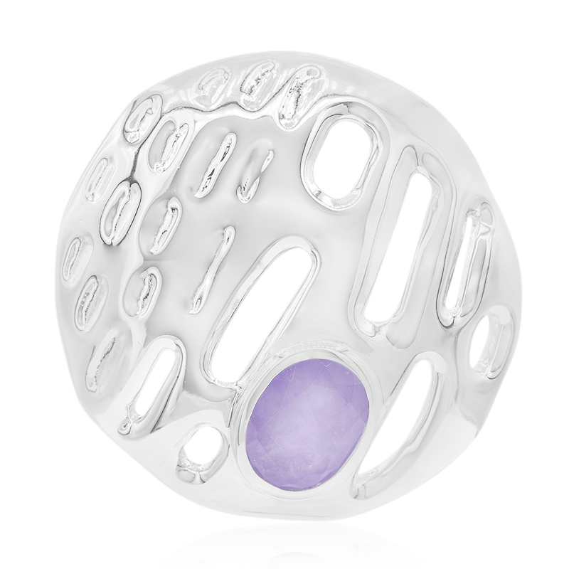 Lavendel-Jadeit-Silberanhänger (MONOSONO COLLECTION) Lavendel-Jadeit-Silberanhänger (MONOSONO COLLECTION)