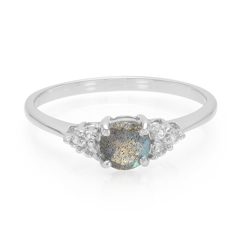 Spektrolith-Silberring