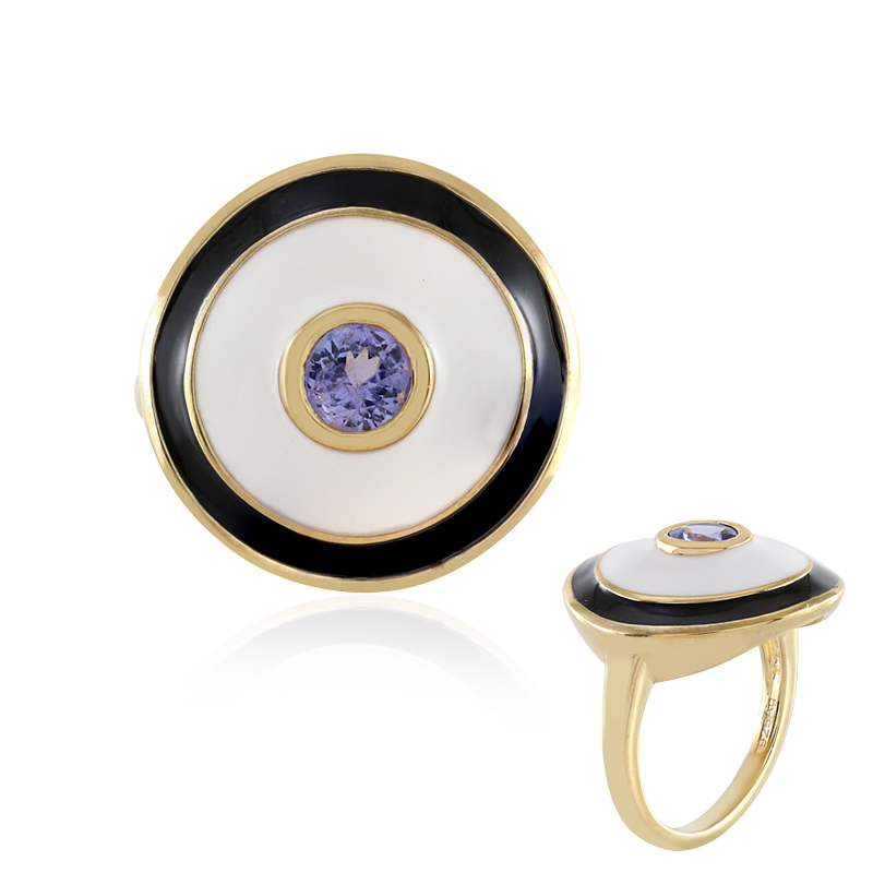 Tansanit-Silberring Tansanit-Silberring