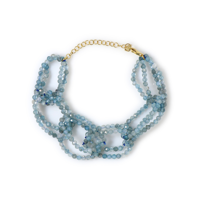 Ratanakiri-Zirkon-Silberarmband (Riya)