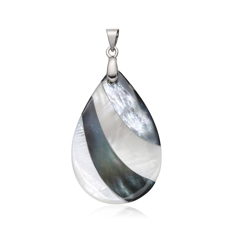 Perlmutt-Silberanhänger Perlmutt-Silberanhänger