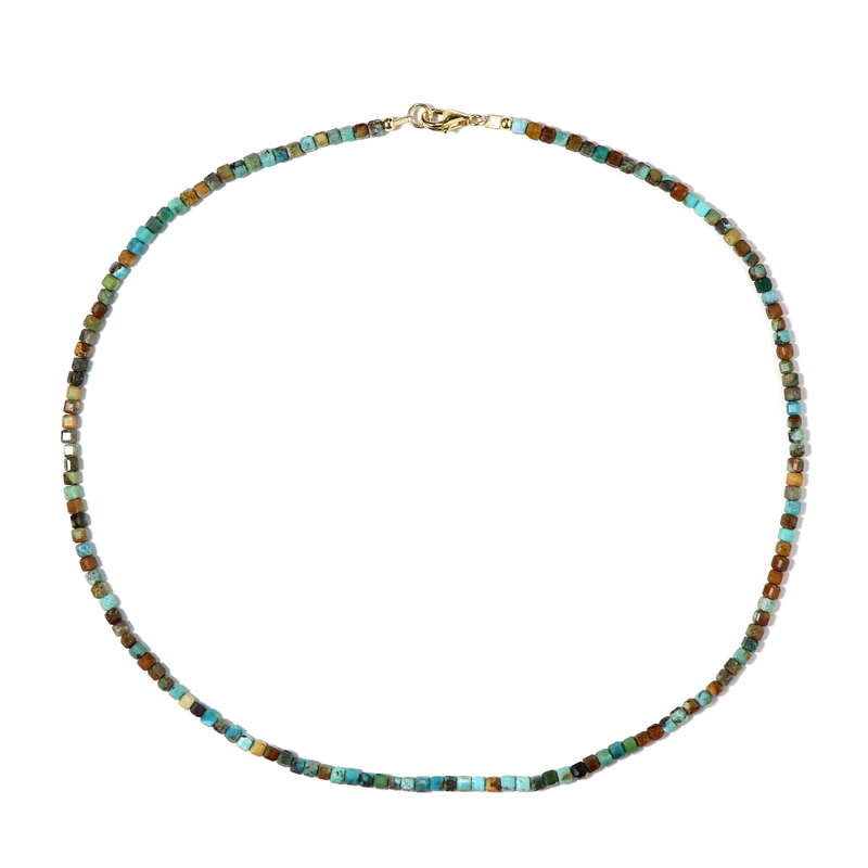 Türkis-Silberhalskette