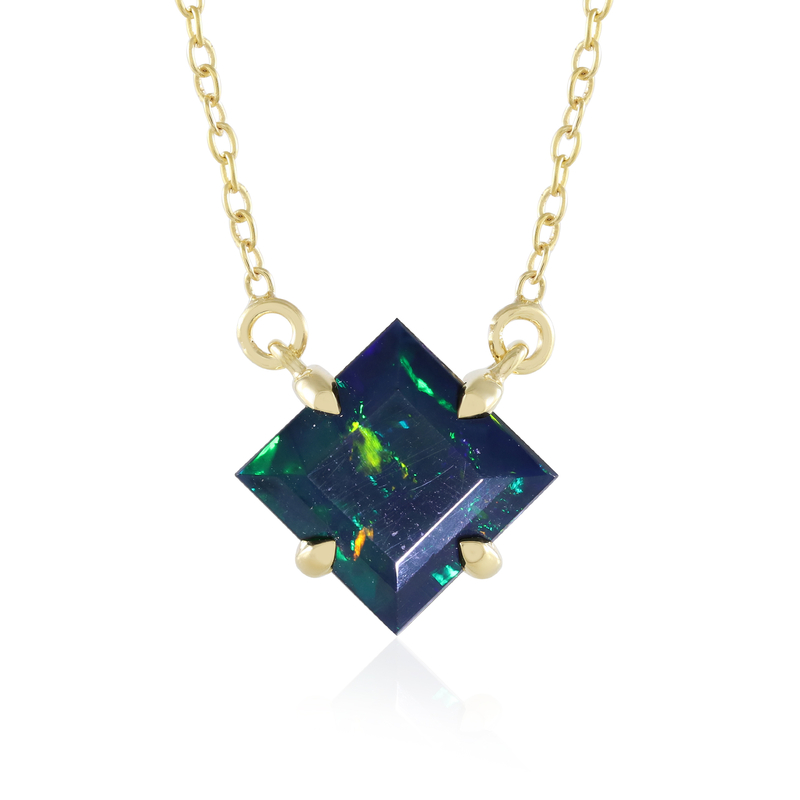 Mezezo-Opal-Silbercollier Mezezo-Opal-Silbercollier